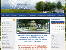 Tablet Screenshot of cityofwrens.com
